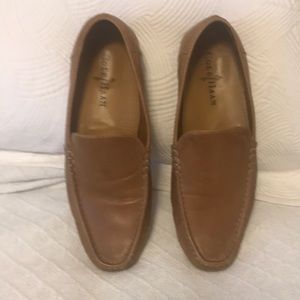 COLE HAAN MEN’S SLIP ON All LEATHER SHOES… SIZE 9M.. EXCELLENT CONDITION